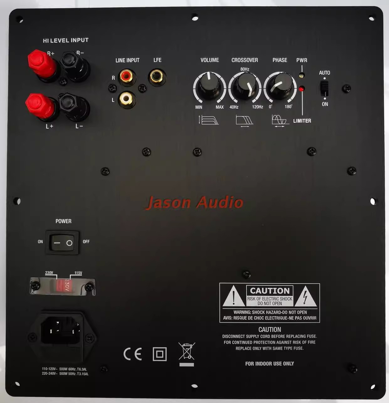 Class D Amplifier - 500w CLASS-D digitale eindversterkermodule, subwoofer versterkerprint