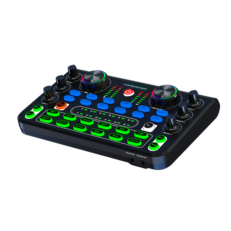 Usb Sound Card - Biner X60L Professionele audio-interface USB-geluidskaart Opname