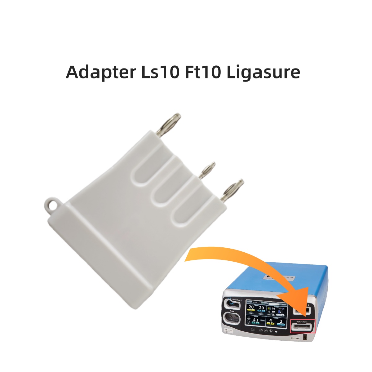 Banana Plug - 3-polige bananenstekkeradapter Ls10 Ft10 Ligasure Connect,