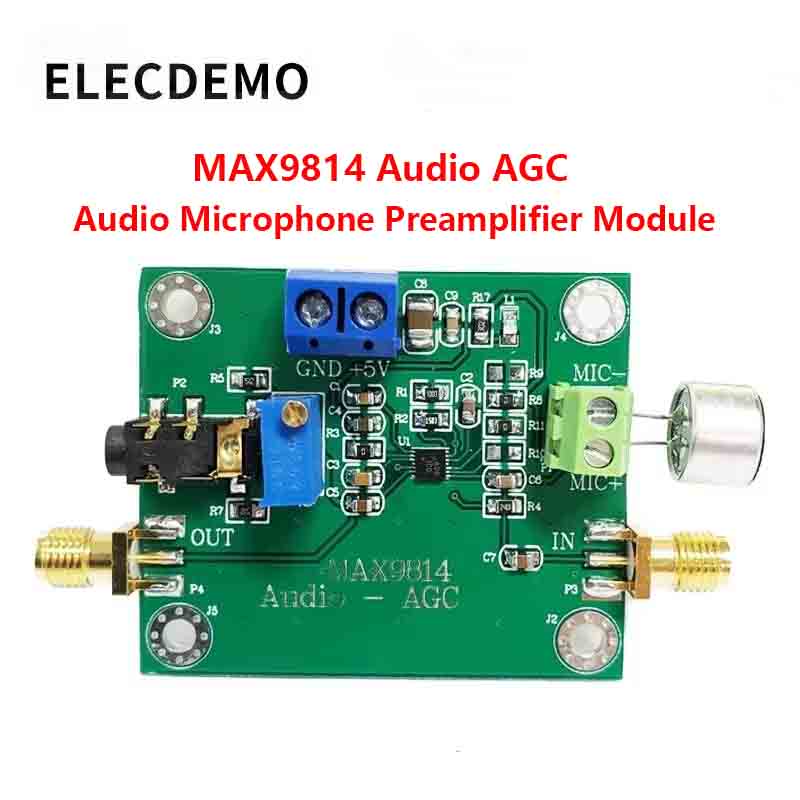 Audio Amplifier Board - Electret Mic AGC Versterkermodule, Auto Gain