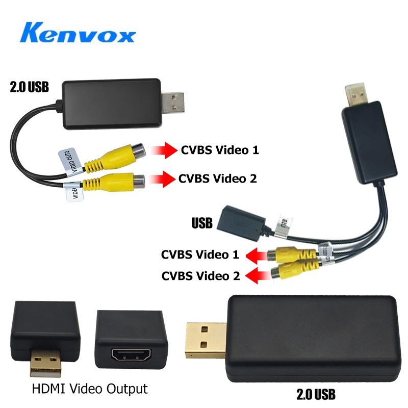Audio Cable Rca - Kenvox Android USB Video-uitgang RCA-kabel AV