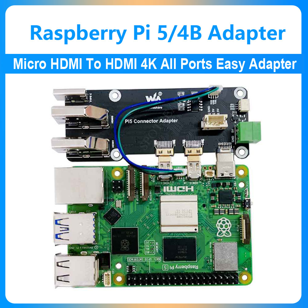 Mdi Cable - Raspberry Pi 5/4B Micro HDMI naar