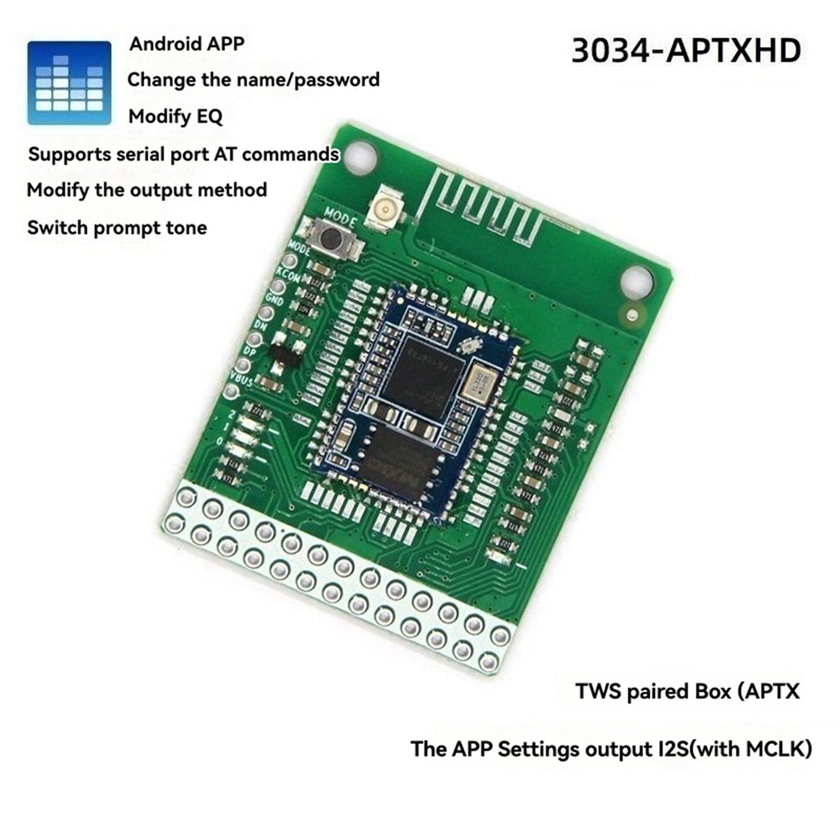 Y01A 2X QCC3034 Bluetooth 5.1  - Sbc Audio Amplifier recensie en prijs