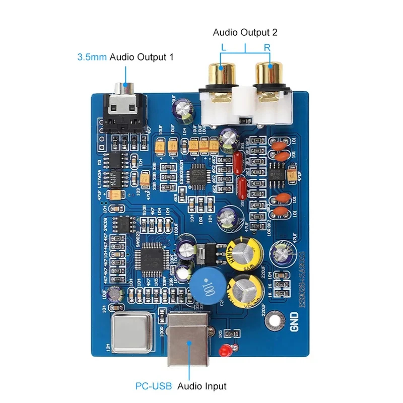 YJ00130 USB Decoder Board ES90 - Usb Sound Card recensie en prijs