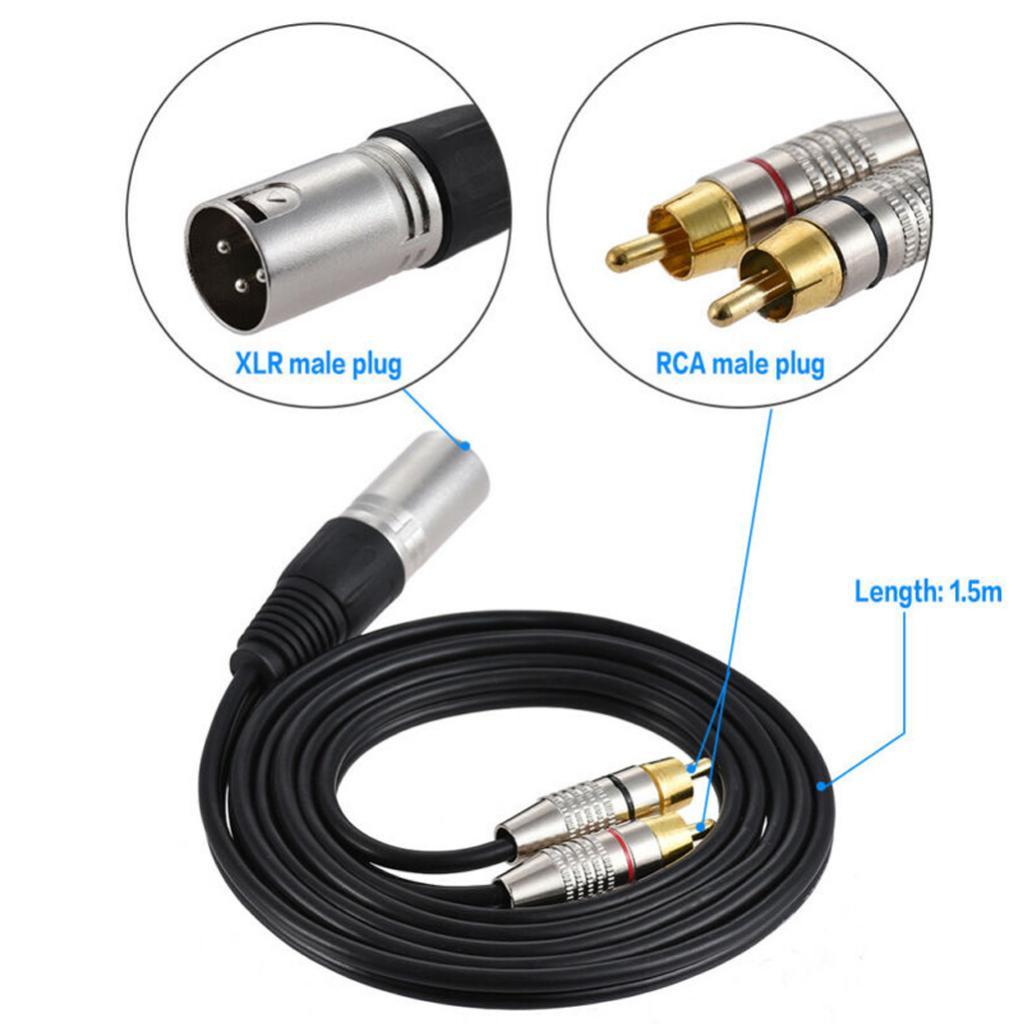 XLR-audiosplitterkabel naar RC - Audio Cable Rca recensie en prijs