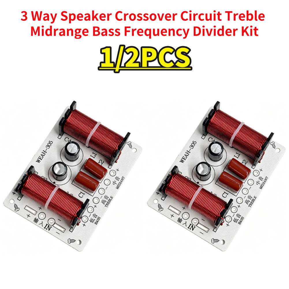 150W 3-weg audio luidspreker c - Speaker Crossover recensie en prijs
