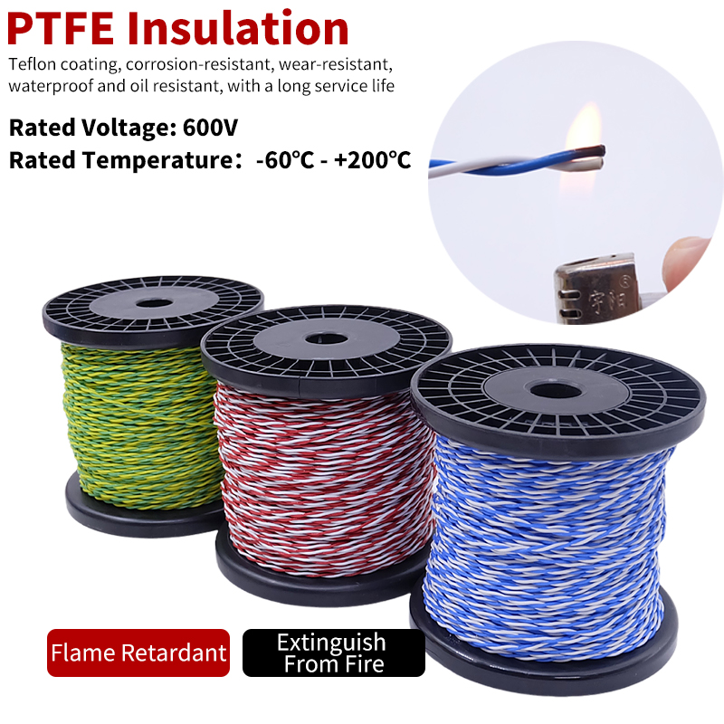 PTFE Draad AFS200 2 pins 26/25 - Audio Jumper Wire recensie en prijs