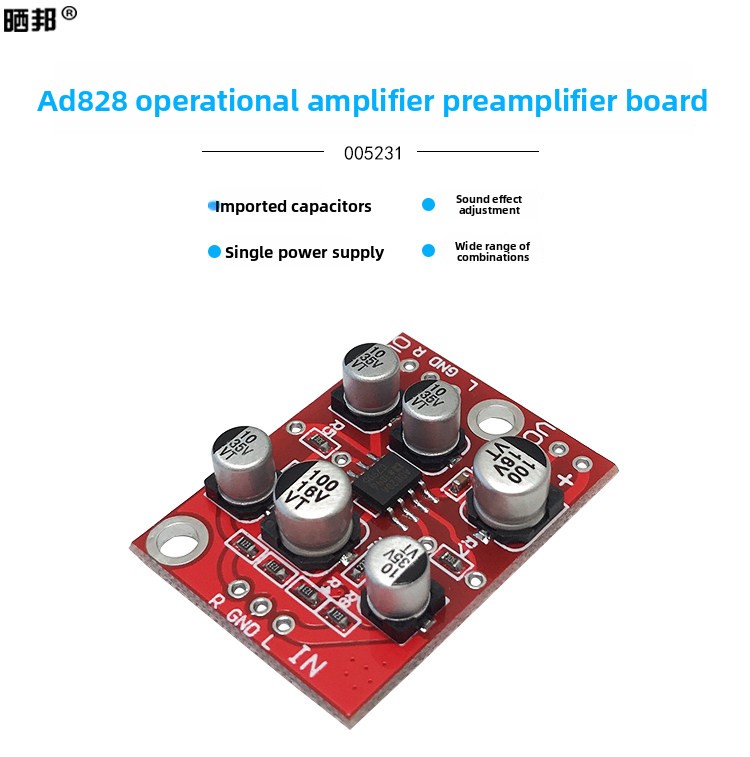 CHN 2027 Fever klasse AD828 op - Audio Amplifier Board recensie en prijs