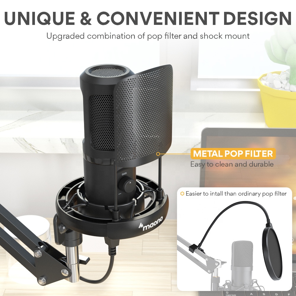 MAONO Professionele Microfoons - Condenser Microphone Kit recensie en prijs