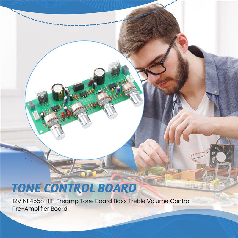 A53M-12V NE4558 HIFI Voorverst - Volume Control Board recensie en prijs