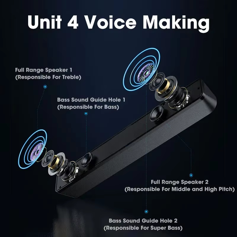 Bluetooth 5.0 4D Surround Soun - Speaker Driver recensie en prijs