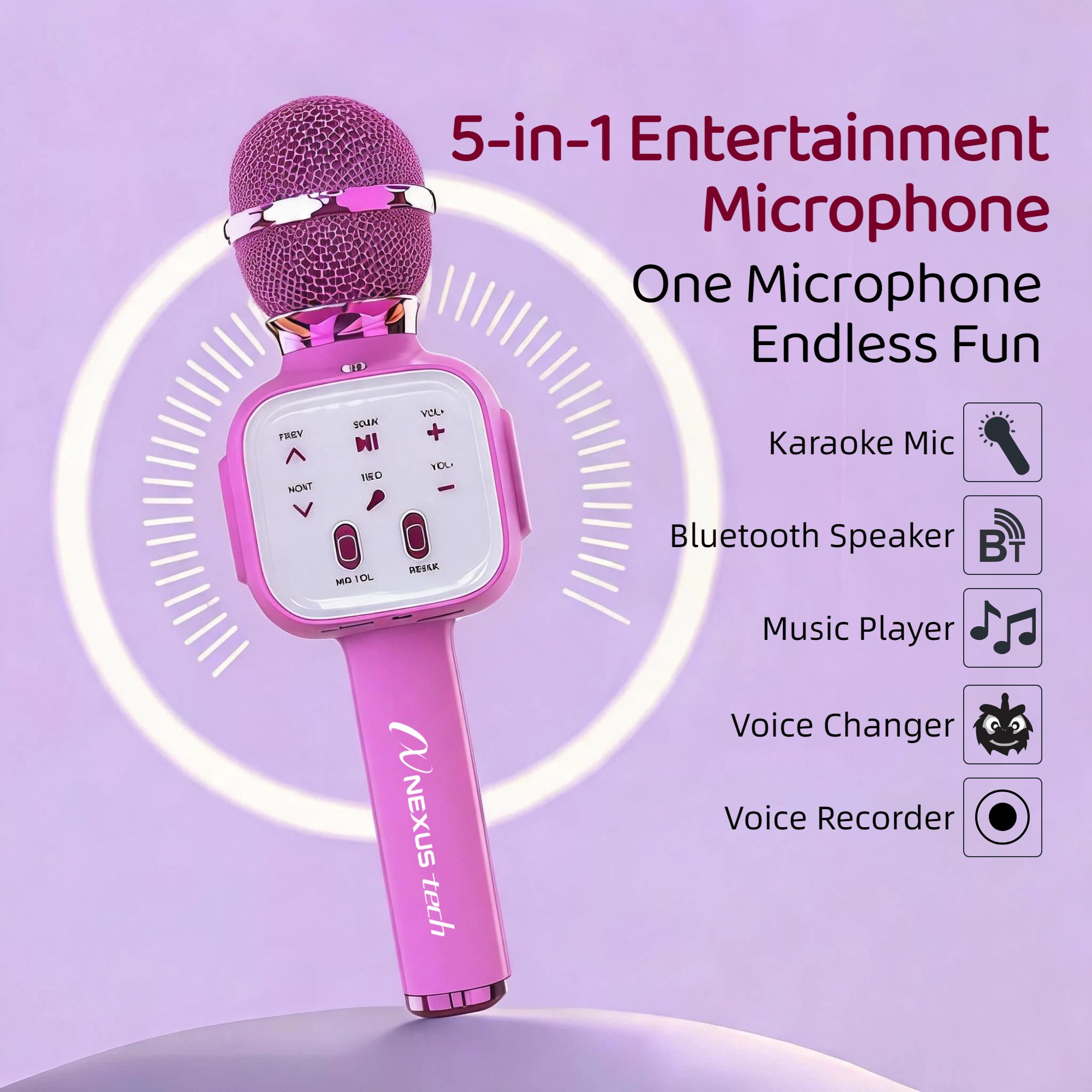 Draadloze Bluetooth 5.2 Karaok - Condenser Microphone Kit recensie en prijs