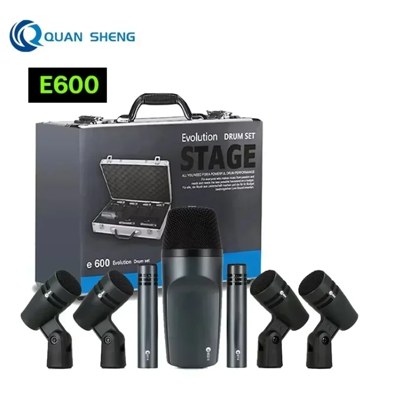 Op voorraad E600 Drum Microfoo - Condenser Microphone Kit recensie en prijs