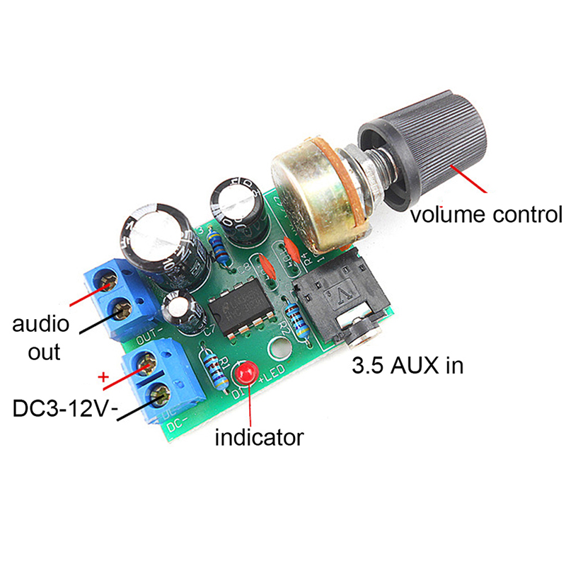 【C】LM386 10W audioversterkerbo - Volume Control Board recensie en prijs