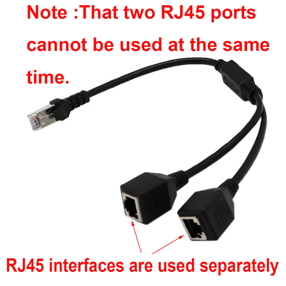 RJ45 1 mannelijk naar 2 vrouwe - Rj45 Jack recensie en prijs