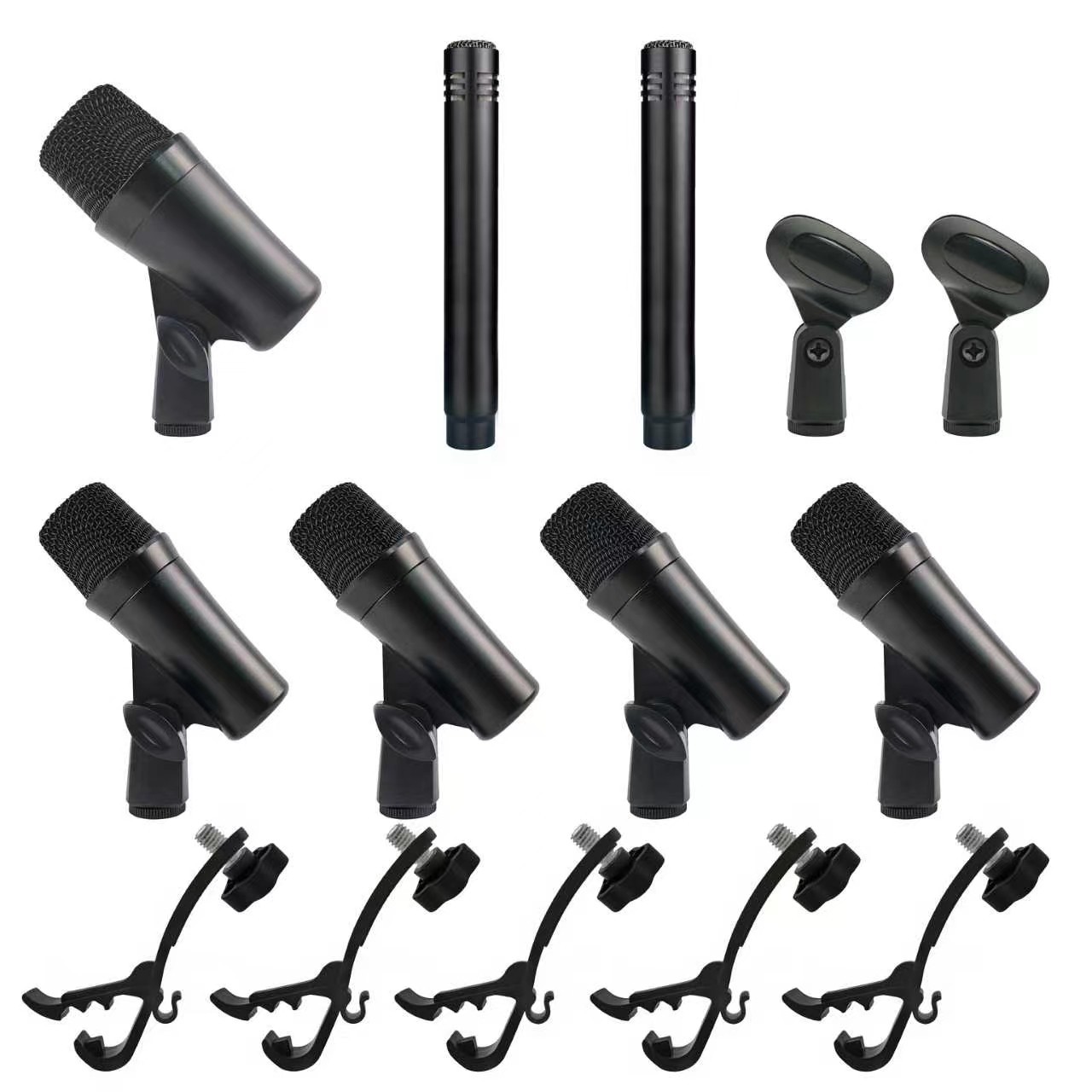 Drummicrofoonset, 7-delig, met - Condenser Microphone Kit recensie en prijs