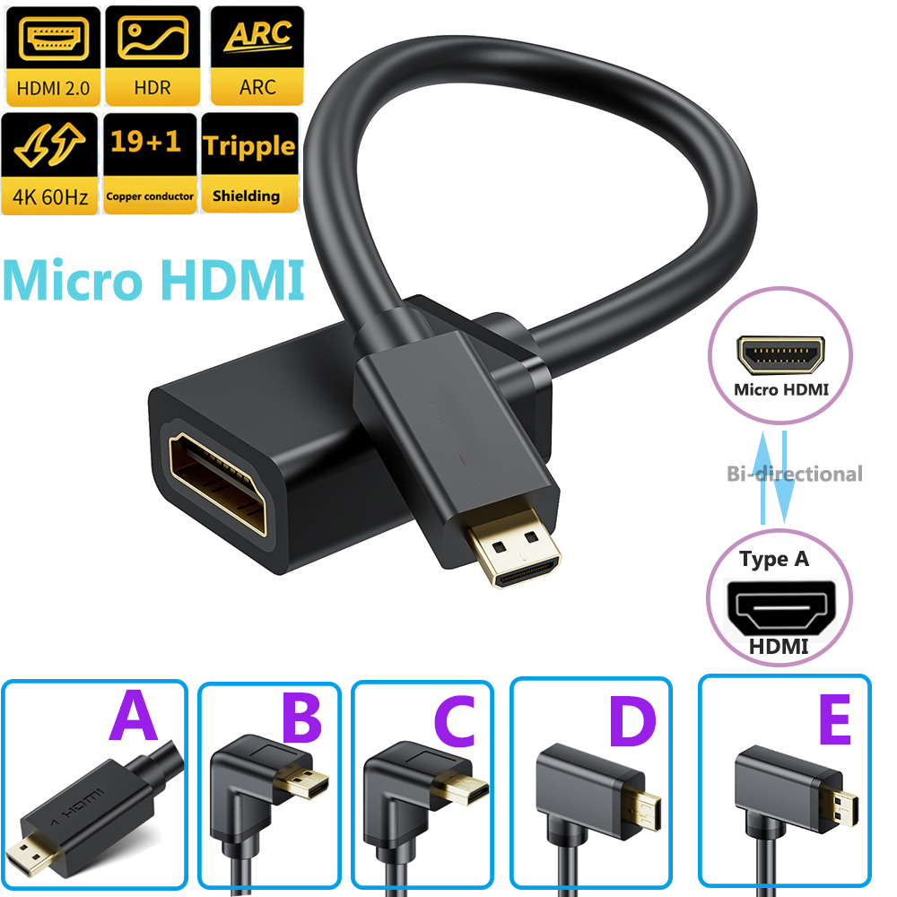 4K Micro HDMI naar HDMI Kabela - Mdi Cable recensie en prijs