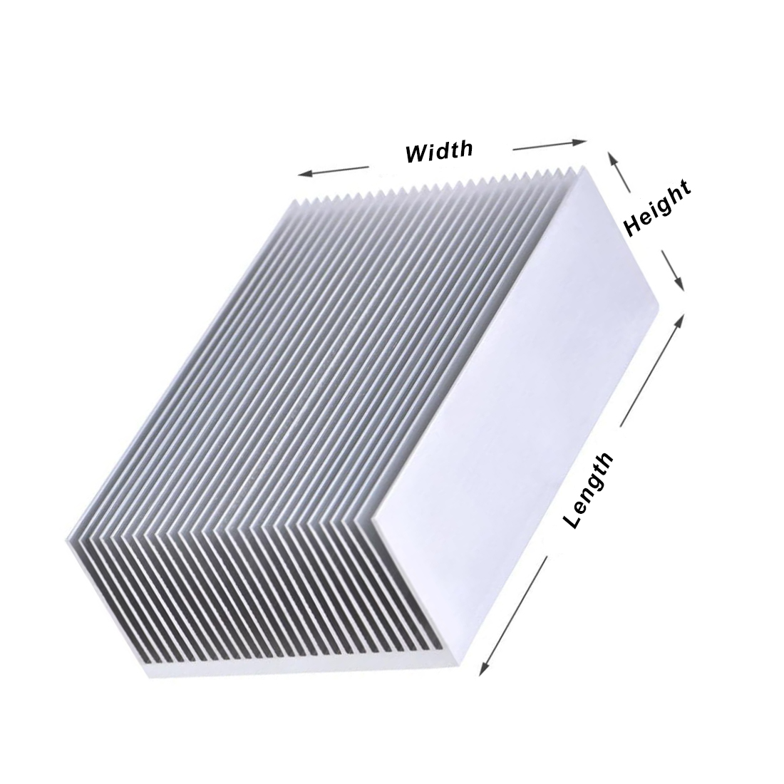 Aluminium koellichaam Radiator - Heatsink Aluminum recensie en prijs