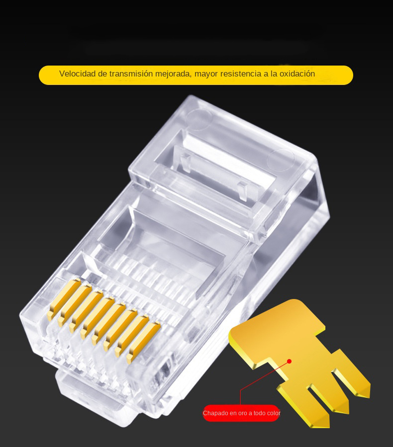 100 stuks RJ45 Cat6 Cat5e Pass - Rj45 Jack recensie en prijs