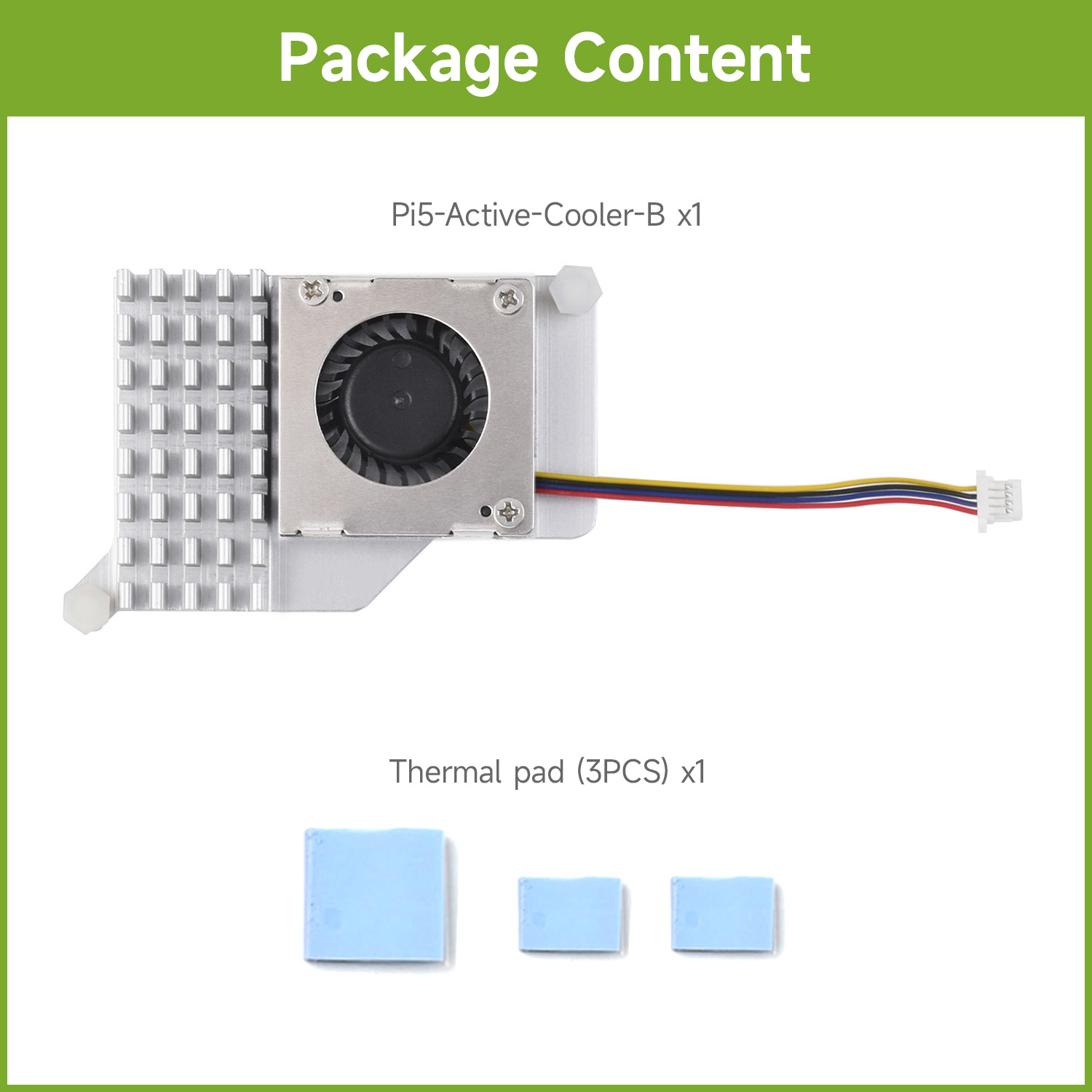 Waveshare actieve koeler (B) v - Heatsink Aluminum recensie en prijs